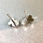 CHAUMET BEE LOVE SILVER DIAMOND EARRINGS