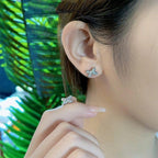 CHAUMET JEUX DE SILVER DIAMOND EARRINGS