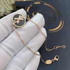 CHAUMET JEUX DE BRACELET ONYX PINK GOLD DIAMOND
