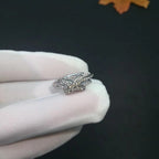 CHAUMET JEUX DE SILVER DIAMOND RING
