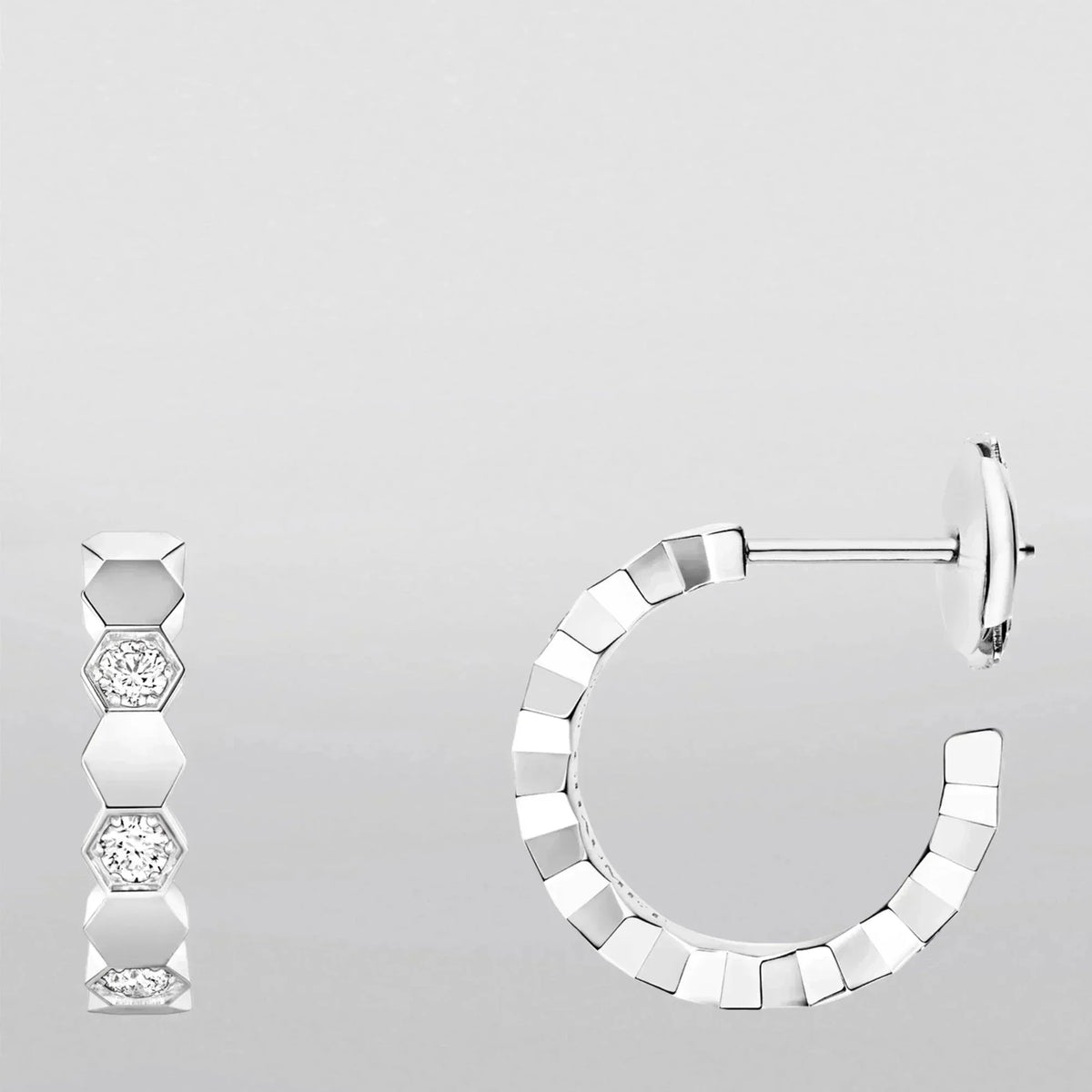CHAUMET Hollow Design Four-Leaf Clover Flower Shape Earrings