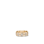 Chanel Coco Crush Ring Quilted Motif Diamonds