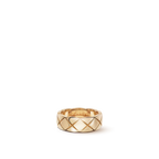 Chanel Coco Crush Ring Quilted Motif Wide