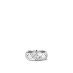 Chanel Coco Crush Ring Quilted Motif Middle Diamonds
