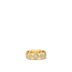 Chanel Coco Crush Ring Quilted Motif Diamonds
