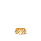Chanel Coco Crush Ring Quilted Motif Wide