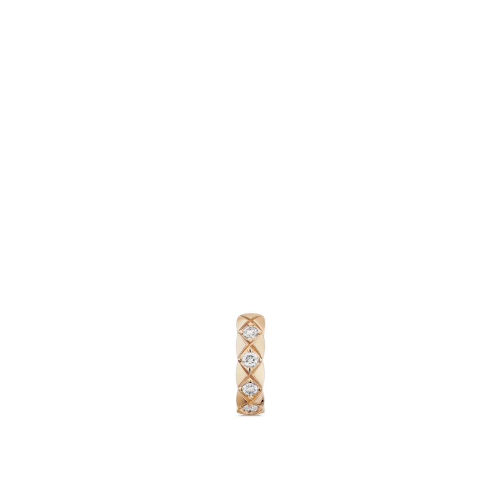 Chanel Coco Crush Diamond Mini Hoop Earrings