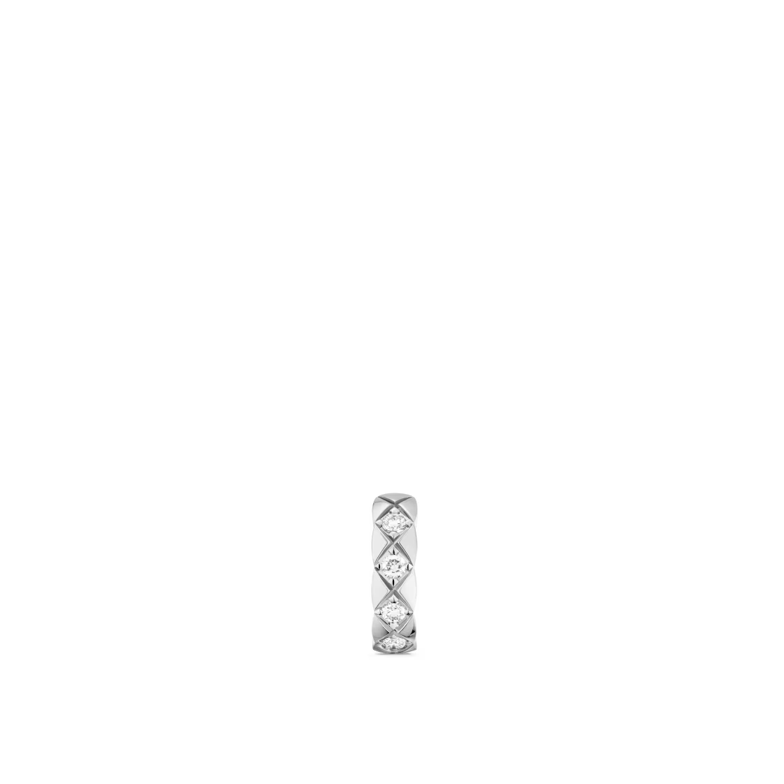 Chanel Coco Crush Diamond Mini Hoop Earrings