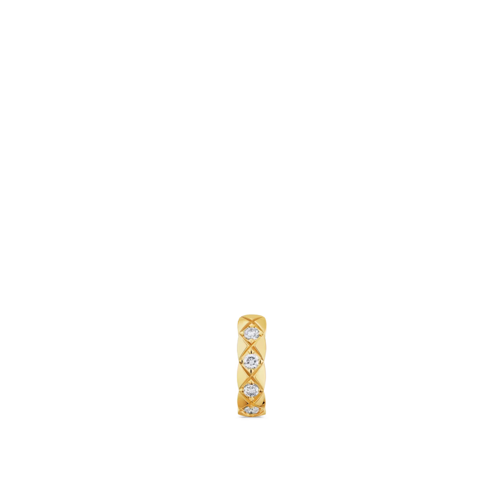 Chanel Coco Crush Diamond Mini Hoop Earrings