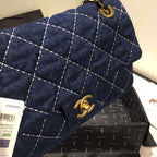 chanel-denim-quilted-flap-bag-copy Shoulder