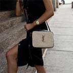 saint-laurent-lou-medium-ysl-monogram-raffia-camera-bag Crossbody