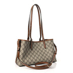 gg-supreme-monogram-medium-tote-bag-beige-dark-brown Tote