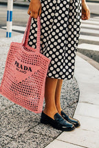 prada-womens-natural-crochet-tote-bag-pink Tote