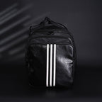 balenciaga-x-adidas-large-duffel-travel-bag-black-with-trefoil-logo-and-triple-stripes Handle