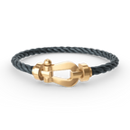FRED FORCE LARGE HORSESHOE NO DIAMOND BRACELET GOLD