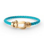 FRED FORCE LARGE HORSESHOE NO DIAMOND BRACELET GOLD