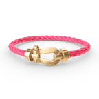 FRED FORCE LARGE HORSESHOE NO DIAMOND BRACELET GOLD