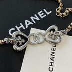 Chanel Bowknot Diamond Choker Necklaces