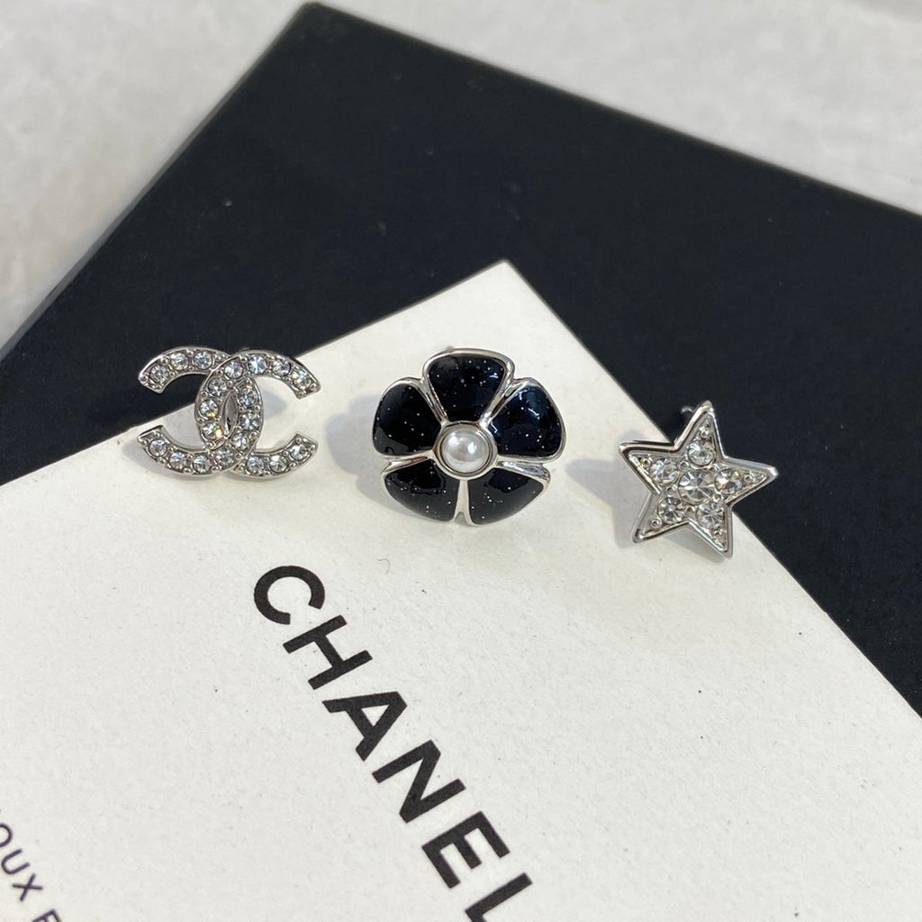 Chanel Three Earring Set Earrings