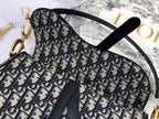 dior-medium-saddle-bag-with-strap-blue-oblique Shoulder