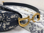 dior-medium-saddle-bag-with-strap-blue-oblique Shoulder