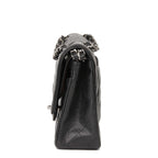 chanel-classic-flap-bag-with-silver-hardware-1 Handle