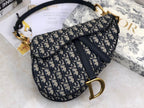 dior-medium-saddle-bag-with-strap-blue-oblique Shoulder