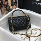 chanel-classic-mini-top-handle-rectangular-caviar Handle