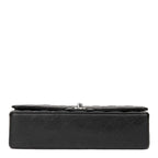 chanel-classic-flap-bag-with-silver-hardware-1 Handle
