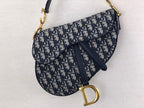 dior-medium-saddle-bag-with-strap-blue-oblique Shoulder