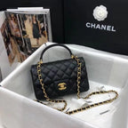 chanel-classic-mini-top-handle-rectangular-caviar Handle