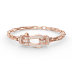 FRED FORCE LARGE HORSESHOE CLASP METAL BRACELET