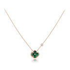 LOUIS VUITTON SUN PEDANT PINK GOLD 1 DIAMOND NECKLACE