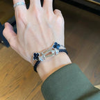 VCA CLOVER 5 MOTIF PIETERSITE BRACELET COLLECTION