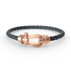 FRED FORCE LARGE HORSESHOE NO DIAMOND BRACELET ROSE GOLD