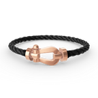FRED FORCE LARGE HORSESHOE NO DIAMOND BRACELET ROSE GOLD