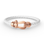 FRED FORCE LARGE HORSESHOE NO DIAMOND BRACELET ROSE GOLD