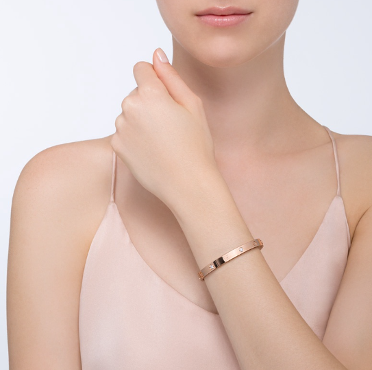 CARTIER LOVE BRACELET 6.1MM 4 DIAMONDS
