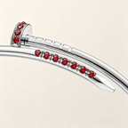 CARTIER JUSTE BRACELET 2.5MM DIAMONDS NEW