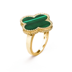 VCA CLOVER MALACHITE RING