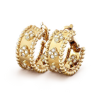 VCA PERLEE DIAMOND EARRINGS