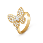 VCA BUTTERFLY DIAMOND RING