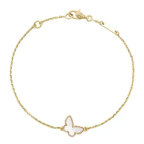 VCA BUTTERFLY DARK MOP BUTTERFLY BRACELET