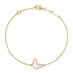 VCA BUTTERFLY DARK MOP BUTTERFLY BRACELET