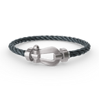 FRED FORCE LARGE HORSESHOE NO DIAMOND BRACELET SILVER
