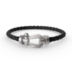FRED FORCE LARGE HORSESHOE NO DIAMOND BRACELET SILVER